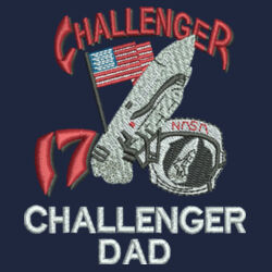 Challenger Dad Journey Fleece Jacket Design