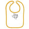 Infant Contrast Trim Terry Bib Thumbnail