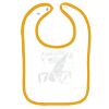 Infant Contrast Trim Terry Bib Thumbnail