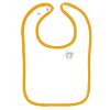 Infant Contrast Trim Terry Bib Thumbnail